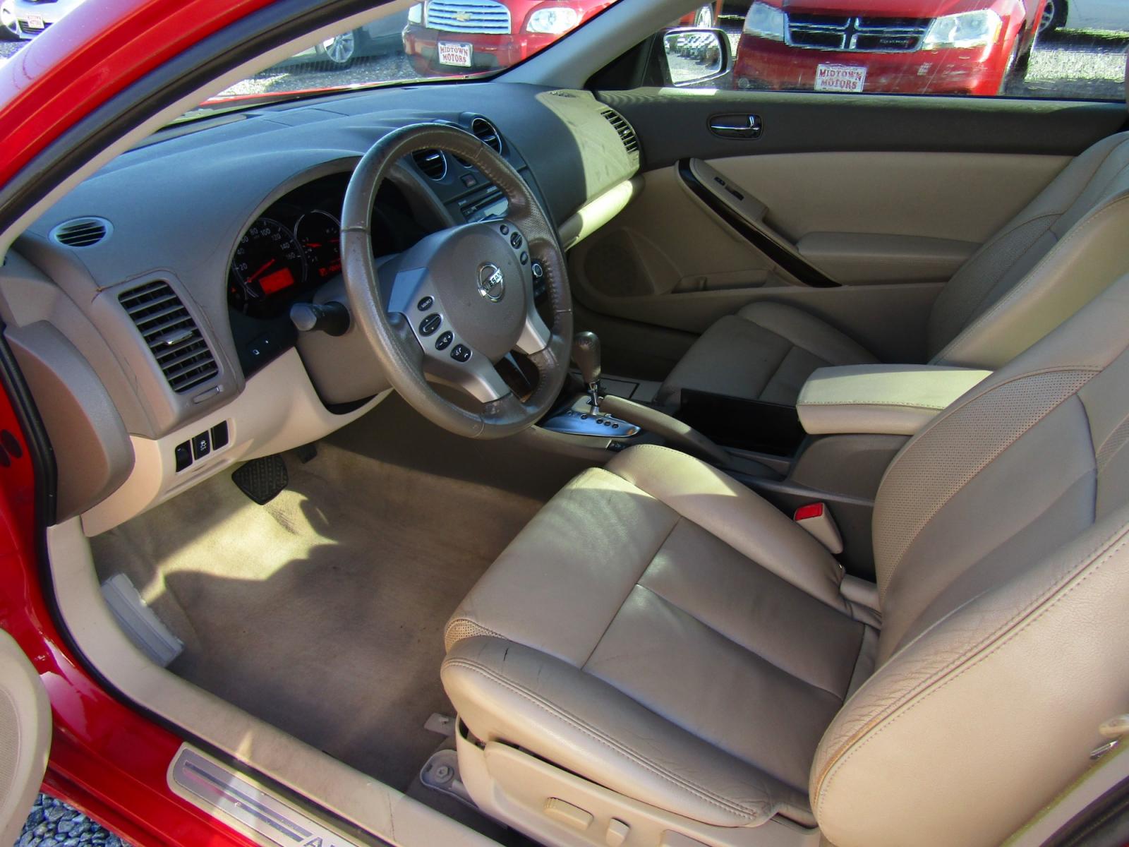 2012 Red /Tan Nissan Altima 2.5 S 6M/T Coupe (1N4AL2EP0CC) with an 2.5L L4 DOHC 16V engine, Automatic transmission, located at 15016 S Hwy 231, Midland City, AL, 36350, (334) 983-3001, 31.306210, -85.495277 - Photo #3